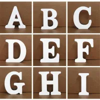 Decorative wooden letter