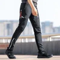 Pantaloni de ciclism ușori și confortabili pentru bărbați, cu elemente reflectorizante
