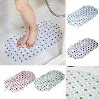 Anti-slip silicone bath mat