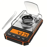Professional mini weight 0.001g - Portable and without batteries, calibration weight 50g free