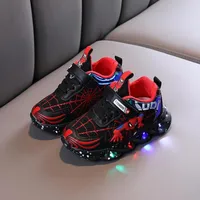 Children's glowing shoes Spiderman