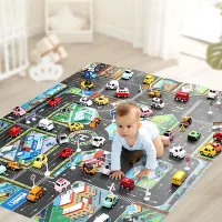 Children's play mat Road map