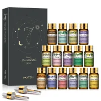 15pcs 5 ml Set of essential oils - gift set for relaxation, diffuser and humidifier