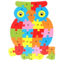 Fa puzzle betűkkel 26 db