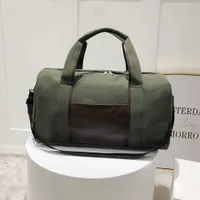 Original modern trendy minimalist travel larger bag in hand