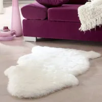 Teplý huňatý kožušinový koberec
