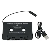 Bluetooth cassette adapter - black
