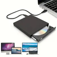 Unitate externă CD DVD USB 2.0 Slim Portabilă Externă