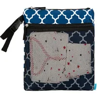 Diaper bag with double pocket