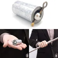 Portable metal stick for martial arts