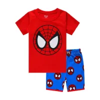 Fiúk nyári pizsama Spiderman