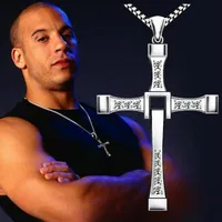 Luxusné retiazka s krížom - Rýchlo a zbesilo (Vin Diesel)
