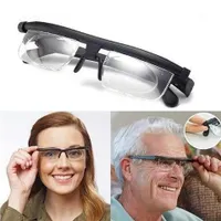 Glasses with adjustable focus - 3 to +6 dioptres Glasses for short-sighted reading