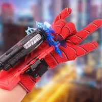 Štýlové rukavice Spider-Man s vystreľovacími hrotmi