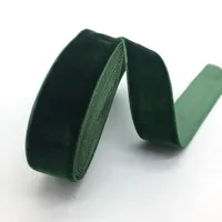 Panglică din catifea verde închis 20mm