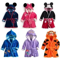 Beautiful baby bathrobe in Mickey Mouse design