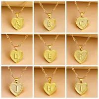 Ladies' necklace with initial in the heart