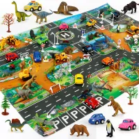 Dinosaur Playmats Road For Kids