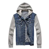 Veste en denim avec capuche