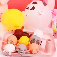 Babies' inflatable balloons in the shape of animals