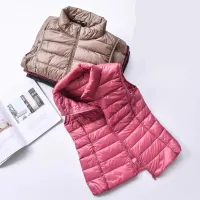 Magnifique gilet en duvet léger pour femme