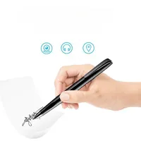 Mini audio and video camera in the shape of a pencil