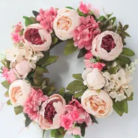 Couronne florale pour porte