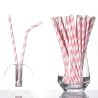 Paper straw 25 pcs C58