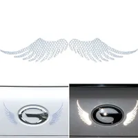 Reflective sticker on the car angel wings 2 pcs