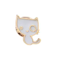 Funny brooch with cats