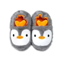 Baby cute warm plush slippers Penguie