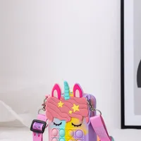 Baby cute unicorn bag with bubbles for girls