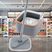Mop centrifugal with bucket M16 and squeezing basket - floor cleaning kit