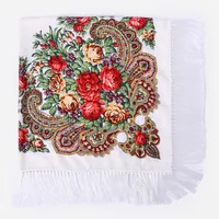 Dámský šátek s květinami - 12 barev