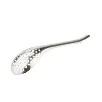 Stainless steel spoon with holes