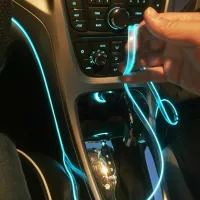 Pasek samochodowy USB led