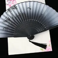 Japanese fan with floral motif