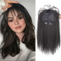 Half wig made of artificial hair for women with thinning hair - Hair Topper