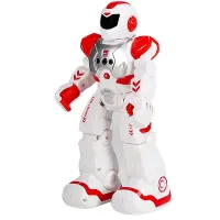 Mechanický bojový policista - inteligentní vzdělávací robot s elektrickým zpěvem, infračerveným senzorem a dálkovým ovládáním pro děti