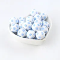 Silicone beads in the shape of balls J3219