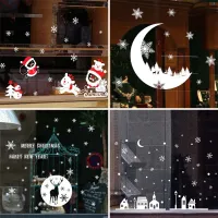 Christmas window stickers
