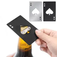 Design bottle opener in the shape of poker cards - stylish and practical supplement for each household