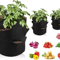 3 packages of heavy 10galon garden bags for growing plants