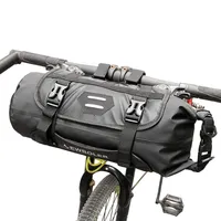 Waterproof bicycle handlebar bag