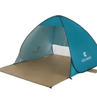 A tent with automatic layout