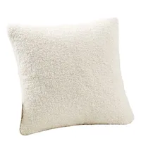 Housse de coussin en peluche 50 x 50 cm