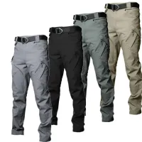 Pantaloni cargo tactici impermeabili pentru exterior pentru bărbați