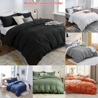 2/3-part single-color sheets on the duvet (1 coating on the duvet + 1/2 cushion coating), Pleasant on the skin, Microfiber, For all seasons, Do bedroom or dorm (without filling)