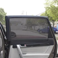 Magnetic sun visor for the car