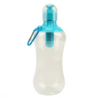 Water bottle with carbon filter Bobble